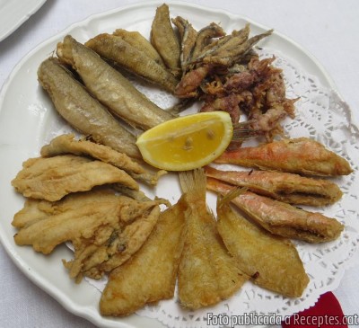 Assortiment de peix fregit